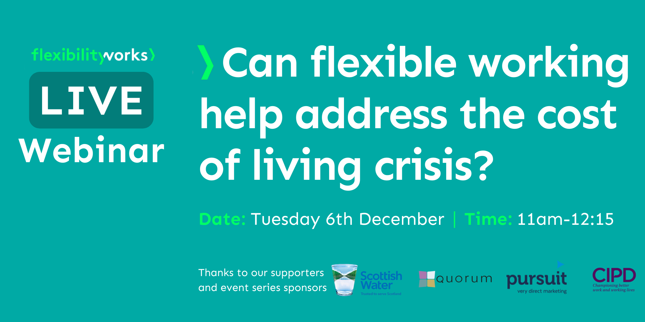 Flexibility Works Live - Can flexible working help address the cost of living crisis?