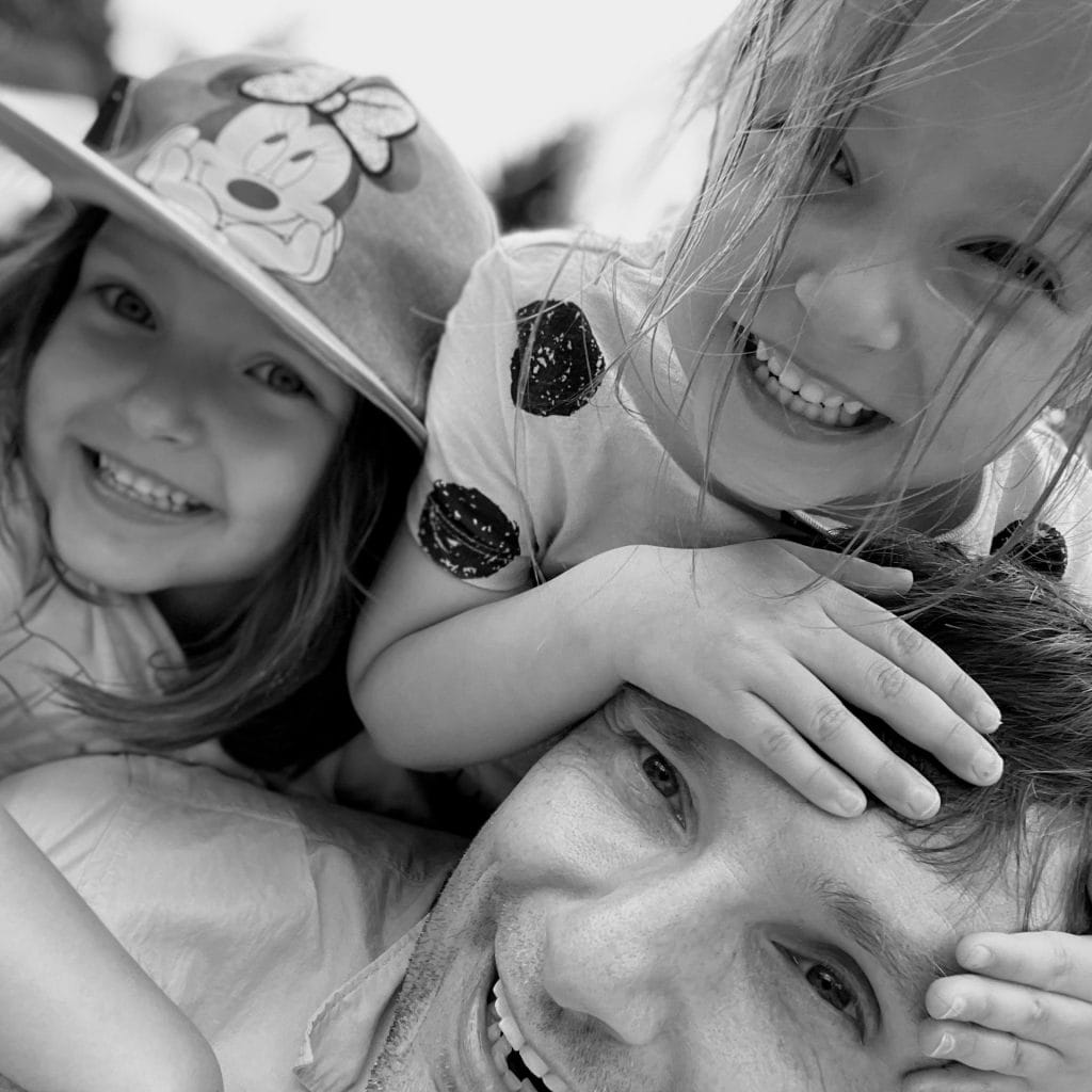 Iain Redley and daughters - Almond Engineering